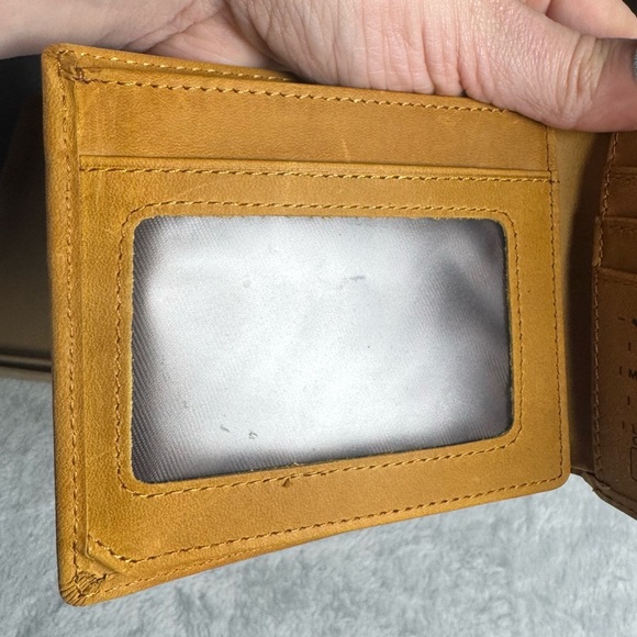 Brown Leather Wallet "To My Man" Bifold with Message | Gift Idea | Never Used - Picture 11 of 13